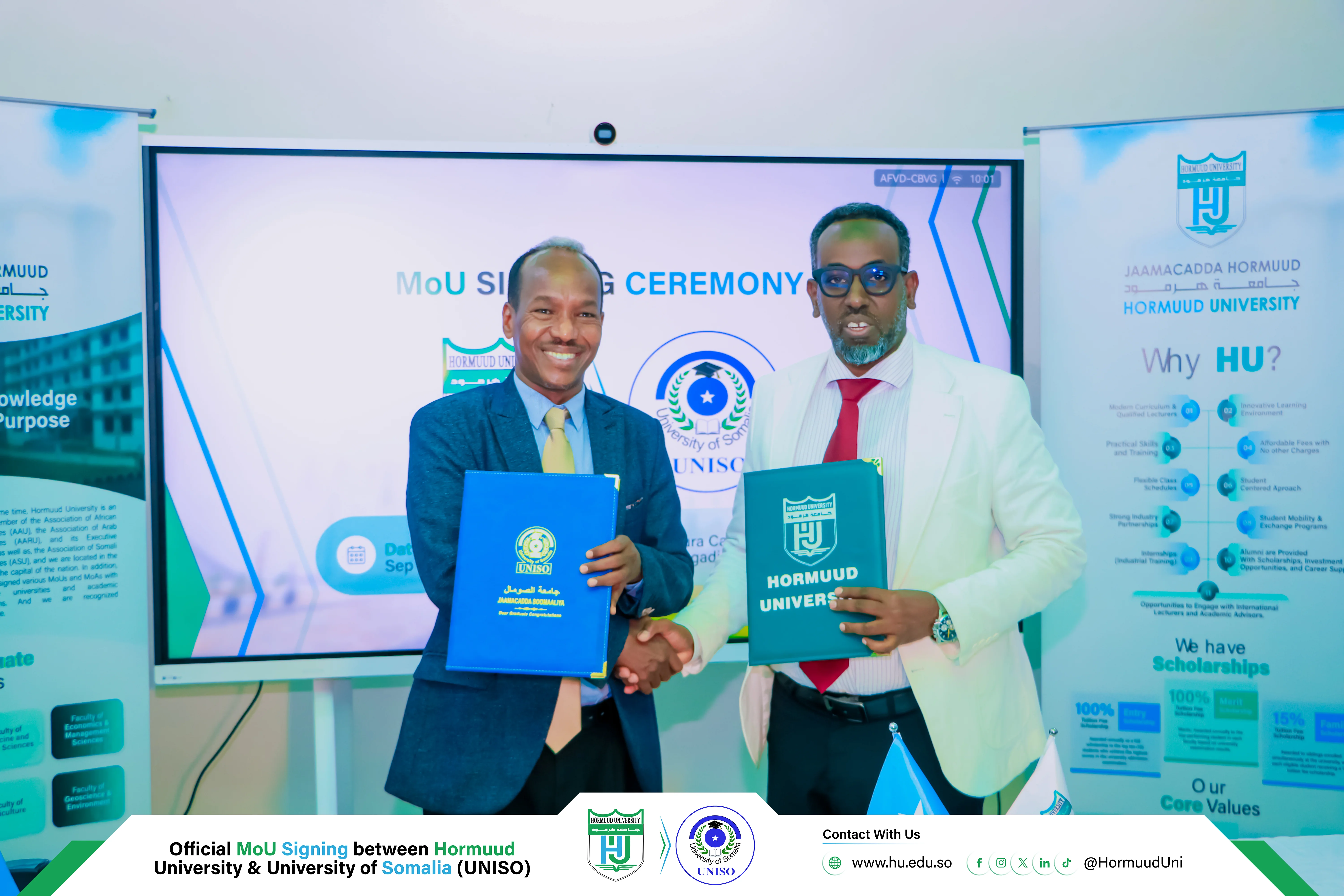 Collaboration of its kind between Hormuud University and University of Somalia